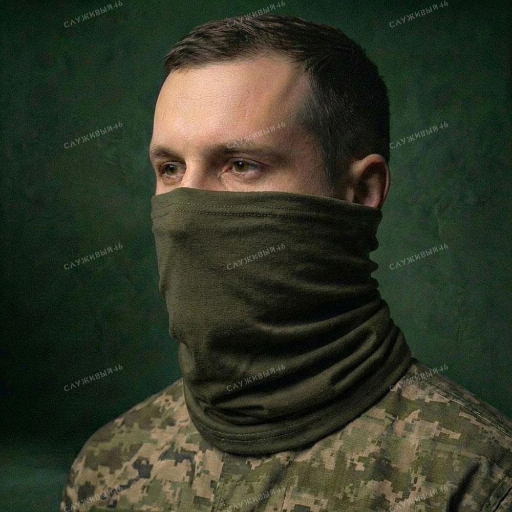 Артикул: 2000000634777 Шарф-бафф Олива (эластан)