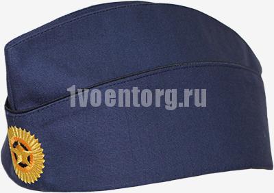 Артикул: 2000000252438 Пилотка ВВС (синяя с вышитой кокардой) ткань rip-stop
